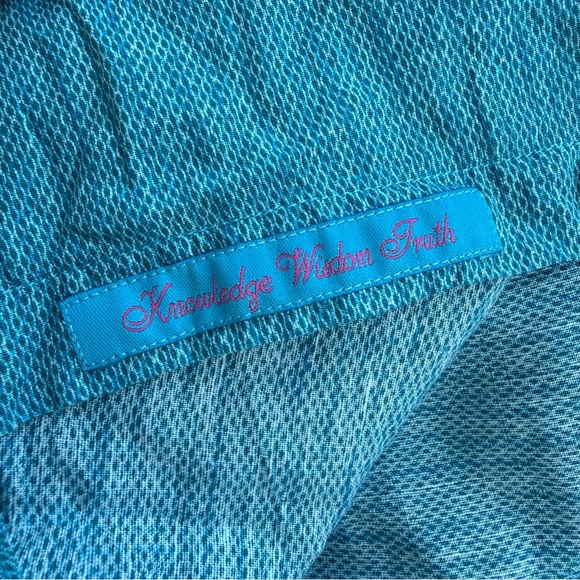 Robert Graham Blue Textured Button Down Shirt - Picture 4 of 13